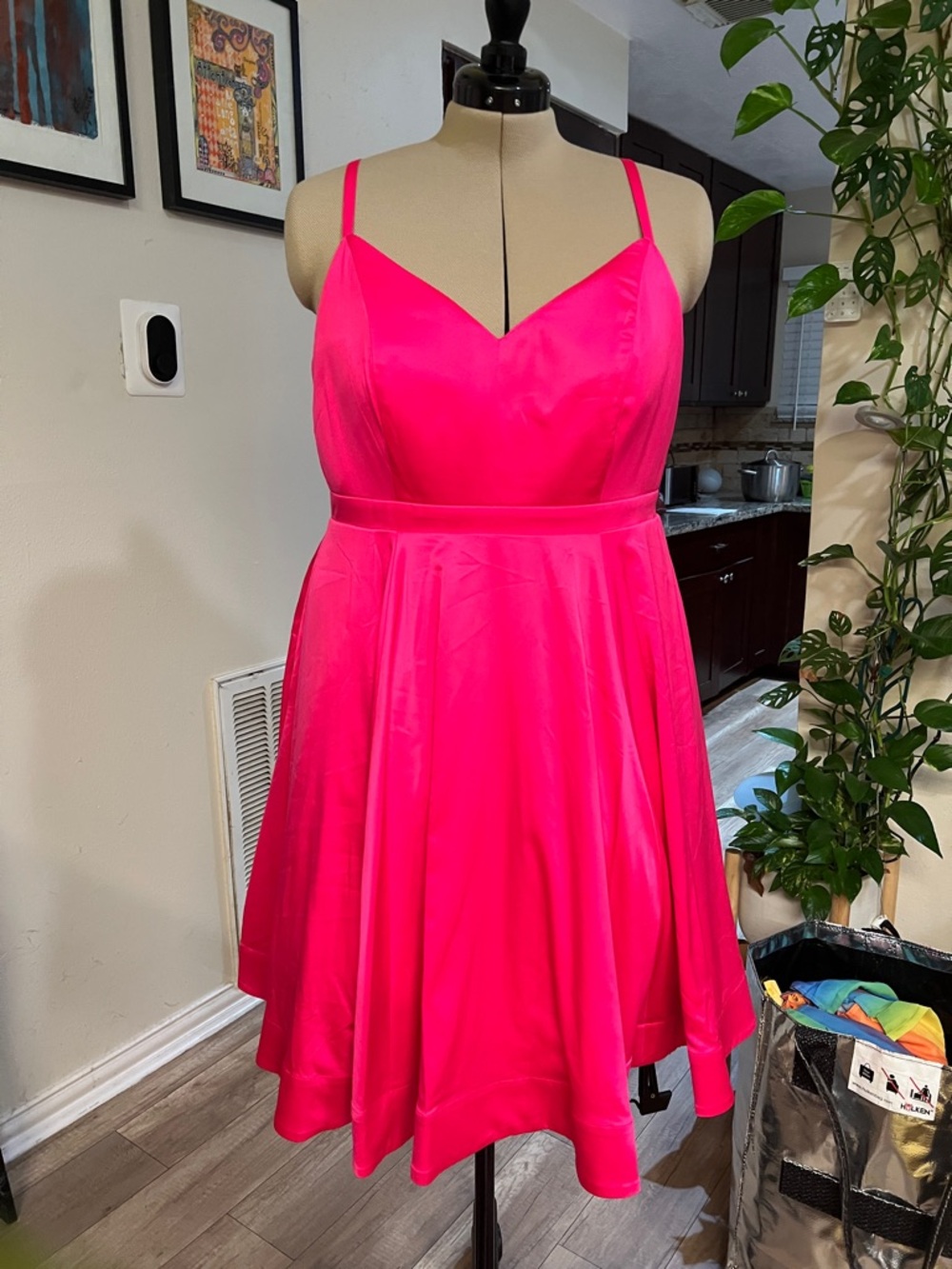 torrid Vibrant Hot Pink Satin Slip